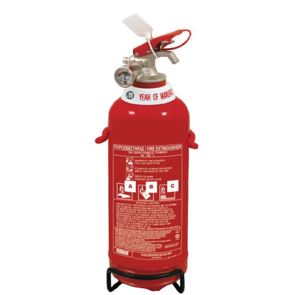 Πυροσβεστήρας αυτοκινήτου ξηράς σκόνης 1kg abc 85%