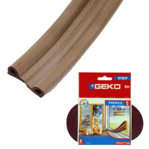 Αεροστόπ Λάστιχο Geko τύπου “E” σε Καφέ Χρώμα 1-3.5mm/6m (35291)