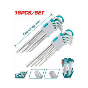 Total Σετ Αλλεν + Torx 18 Τεμ. (THT106KT0181)