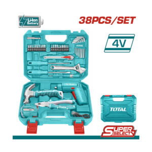 Total Σετ Κατσαβίδι Μπαταρίας Li-ion 4V 38Τεμ. Super Select (THKTHP10386)