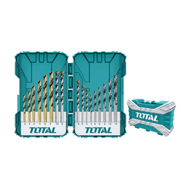Total Σετ 16 Τρυπάνια Μετάλλου - Μπετού - Ξύλου (TACSDL11601)