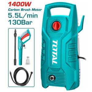TOTAL Πλυστικό Νερού 1.400W / 130 Bar / Brush Motor (TGT11316)