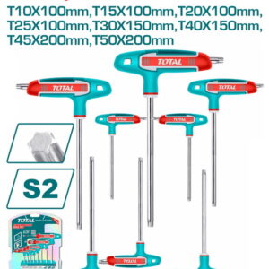 Total Σετ Ταφ Torx 8 τμχ Τ10-Τ50 (THHW80836)