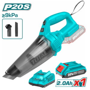TOTAL Επαναφορτιζόμενο Σκουπάκι Χειρός Li-ion 20V / 2Ah / 1 ΜΠΑΤΑΡΙΑ (TVLI20126)
