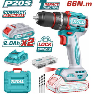 Total Κρουστικό Δραπανοκατσάβιδο Μπαταρίας Solo Brushless 20V TIDLI20668