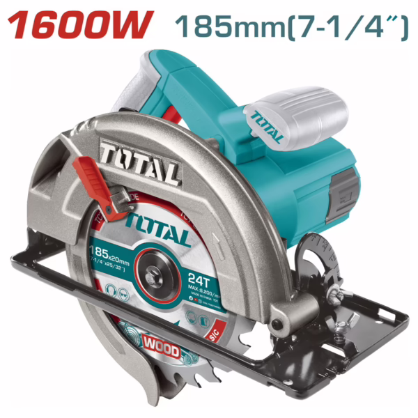 Total TS1161856 Δισκοπρίονο 1600W - 185mm