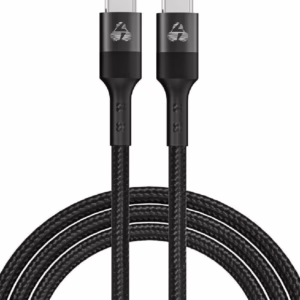 Powertech Braided USB 3.2 Cable USB-C male - USB-C 100W PD Μαύρο 1m PTR-0136