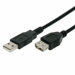 Powertech USB 2.0 Cable USB-A male - USB-A female Μαύρο 5m CAB-U013