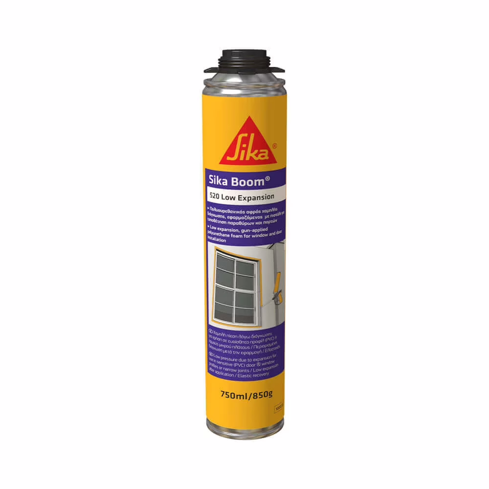 Sika 520 Αφρός Πολυουρεθάνης Πιστολιού Χαμηλής Διόγκωσης 750ml 592042