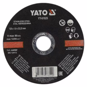 Yato Δίσκος Κοπής ΙΝΟΧ 125 Χ 1ΜΜ ΥΤ-61025