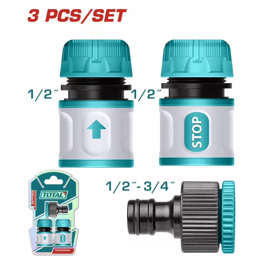 Total THWS030301 Ταχυσύνδεσμος 3τμχ 13x13mm