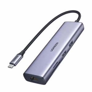 Ugreen CM512 USB-C Docking Station με HDMI 4K PD Ethernet Γκρι